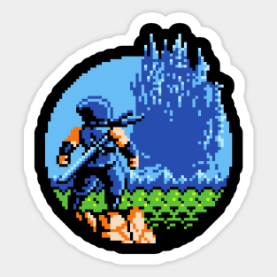 8-bit Ninja Sticker